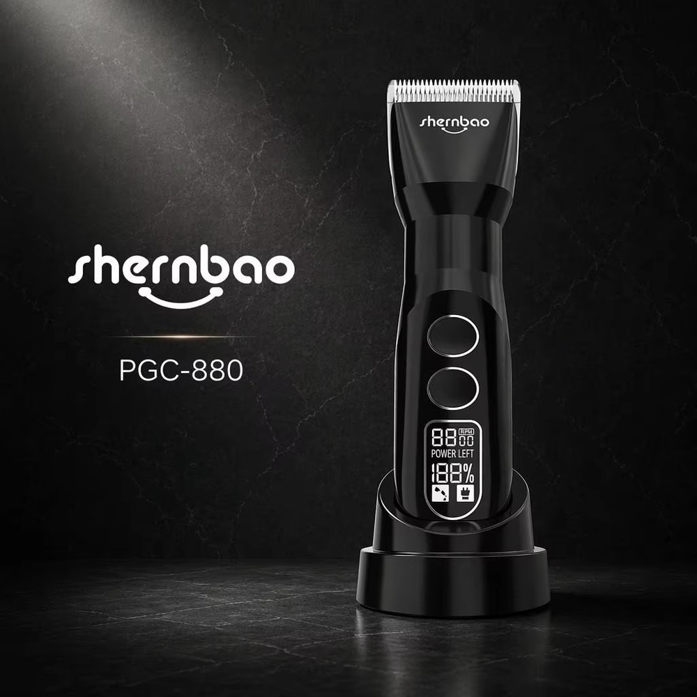 Hair Clipper - Tondeuse sans fil rechargeable Shernbao PGC-880
