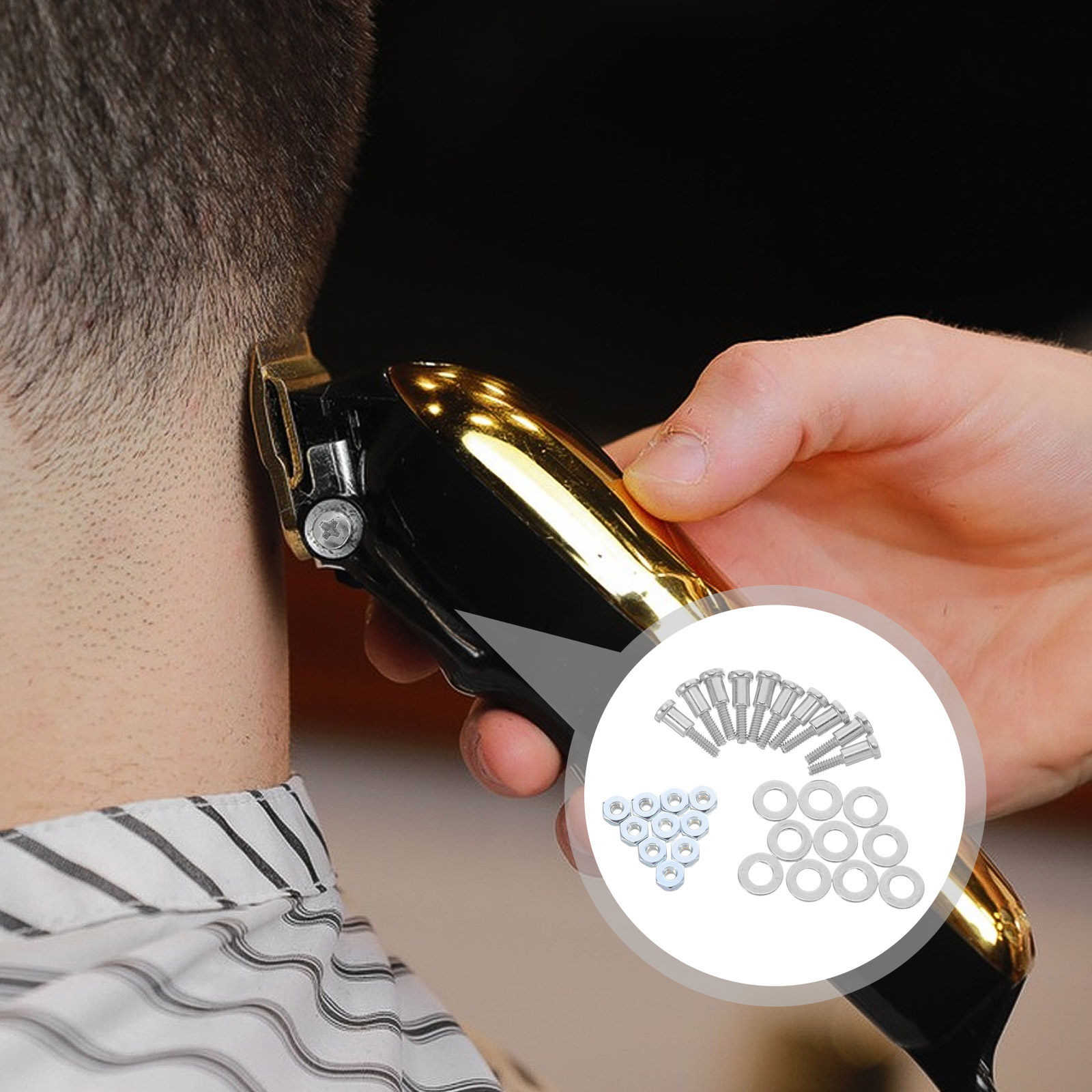 Hair Clipper - Kit de vis de réparation pour