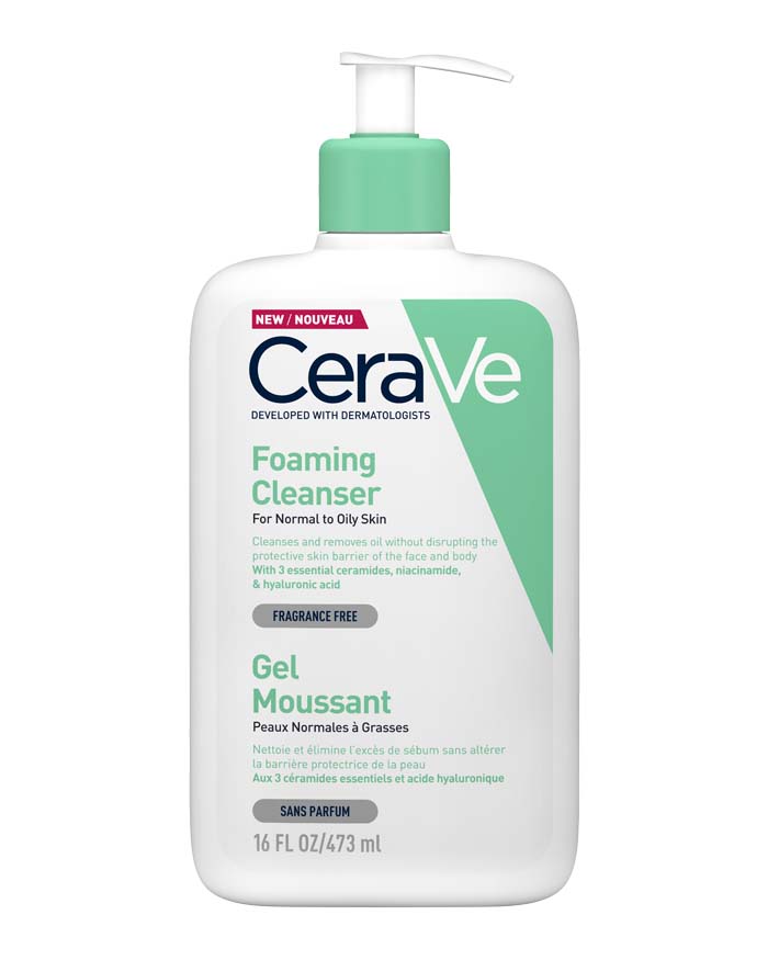 Hair Clipper - Nettoyant moussant CeraVe, formats 8 oz/12