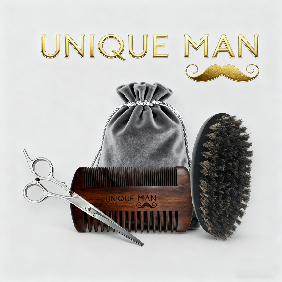 Grooming Kit - Ensemble de barbe pour hommes UNIQUE