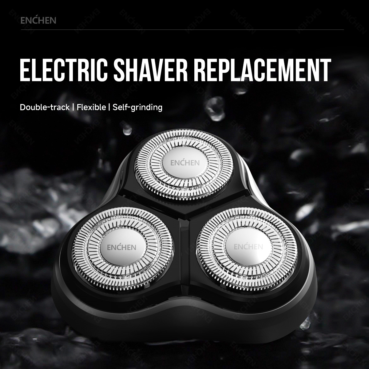 Electric Shaver Rotary - ENCHEN Tête de rasoir électrique de
