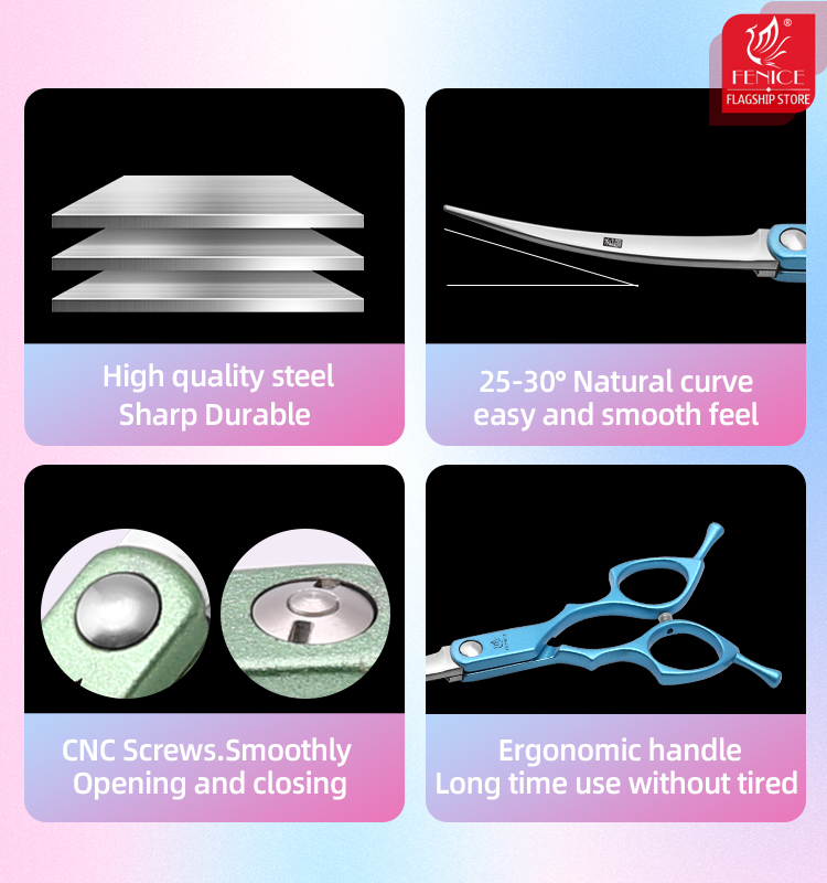 Ensemble de ciseaux de toilett - Grooming Scissors avis et prix