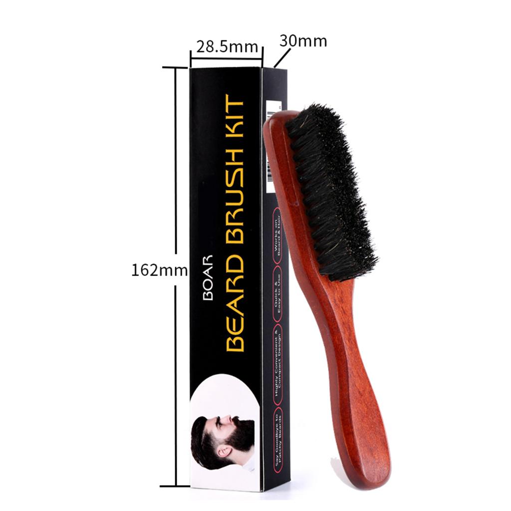 Brosse à barbe en bois à long  - Mens Grooming Travel Kit avis et prix