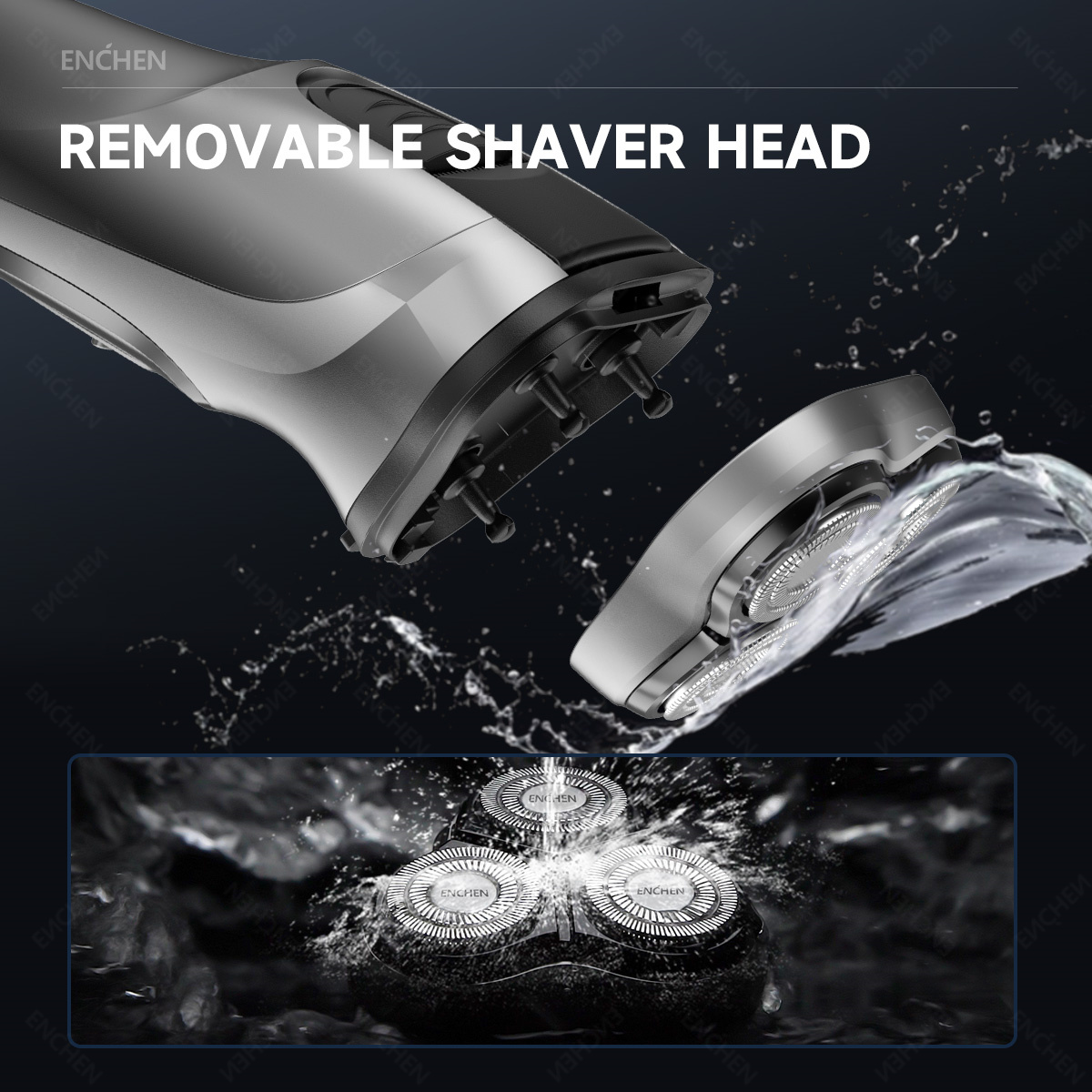 ENCHEN Tête de rasoir électriq - Electric Shaver Rotary avis et prix