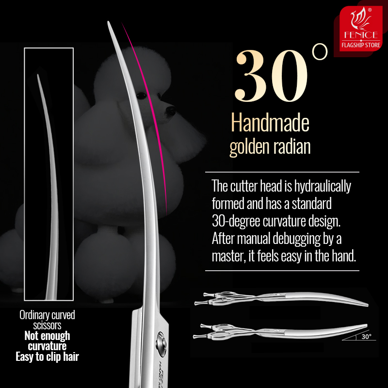 Fenice 6//6.5/7/7.5 pouces pro - Grooming Scissors avis et prix